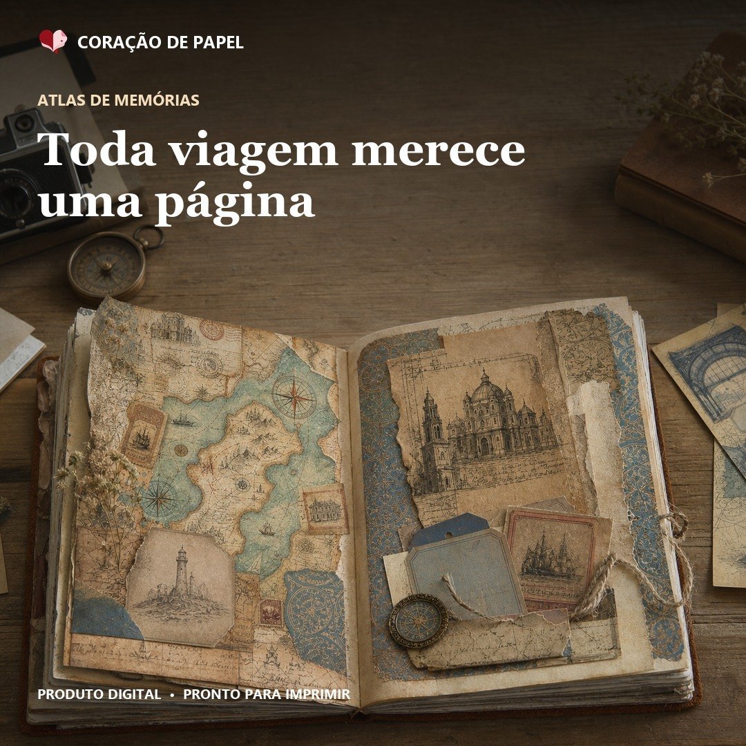Exemplo visual da coleção Atlas de Memórias