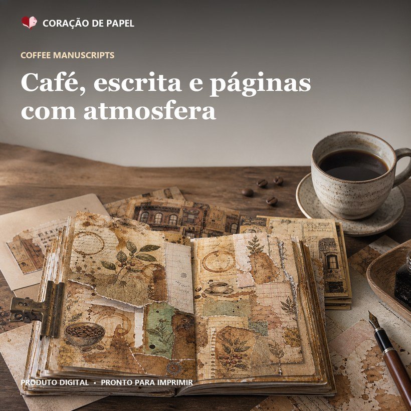 Prévia da coleção Coffee Manuscripts