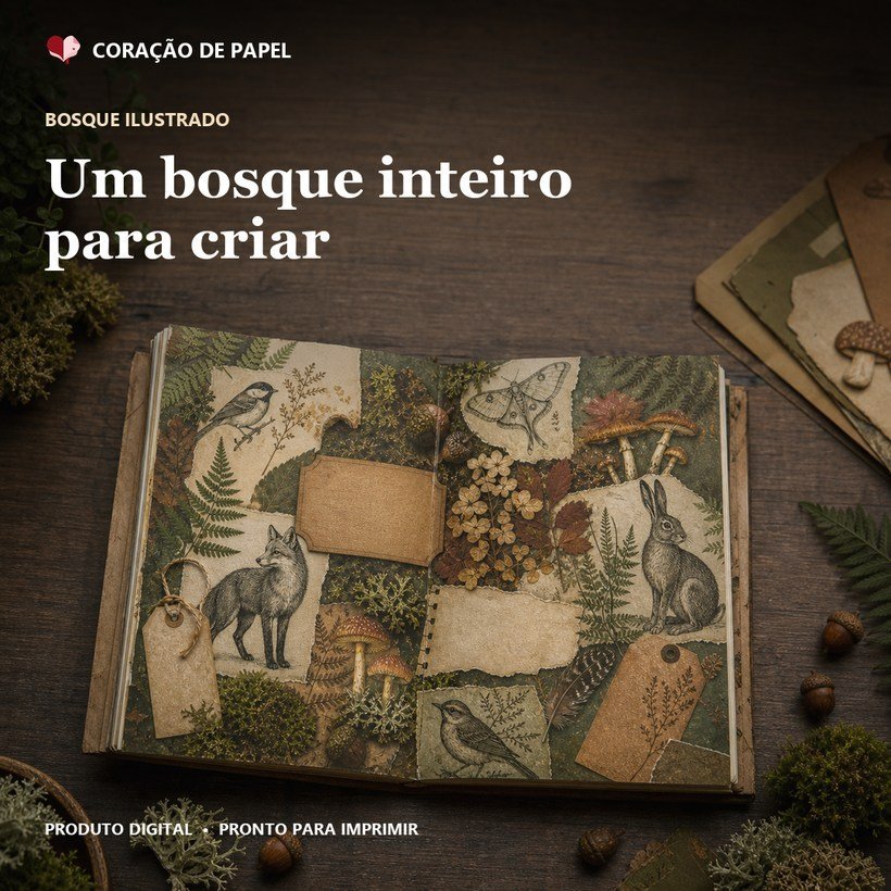 Prévia da coleção Bosque Ilustrado
