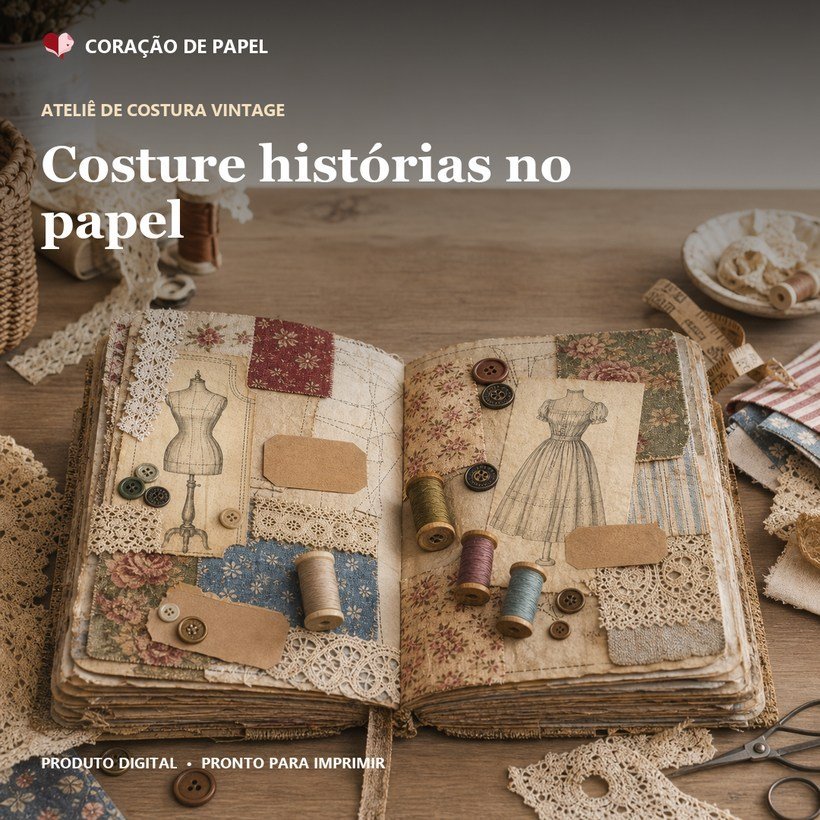 Prévia da coleção Ateliê de Costura Vintage