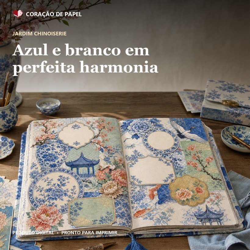Prévia da coleção Jardim Chinoiserie